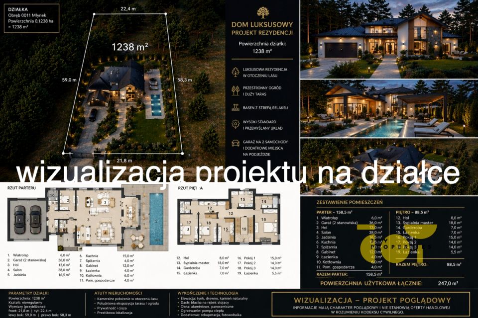 Działka budowlana Brody