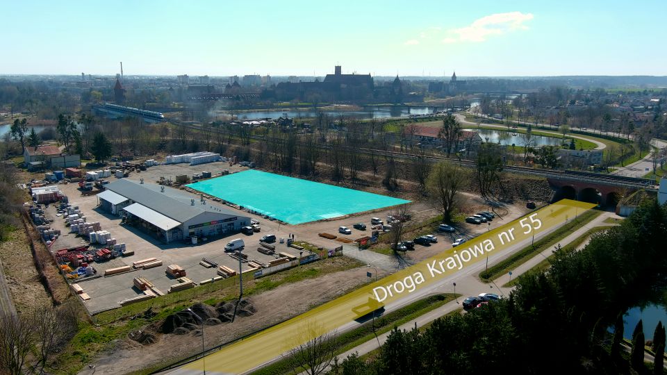 Działka inwestycyjna Malbork