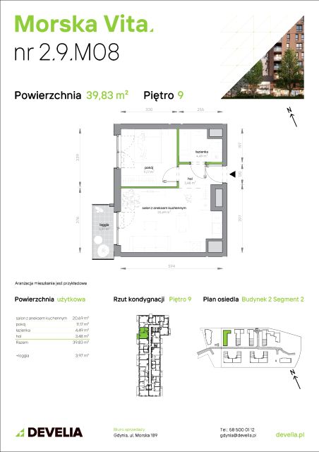 Mieszkanie Leszczynki, ul. Działdowska 3a