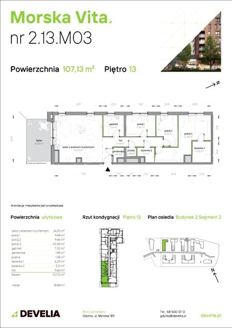 Mieszkanie Leszczynki, ul. Działdowska 3a
