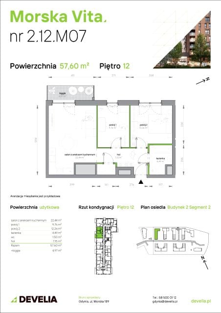 Mieszkanie Leszczynki, ul. Działdowska 3a