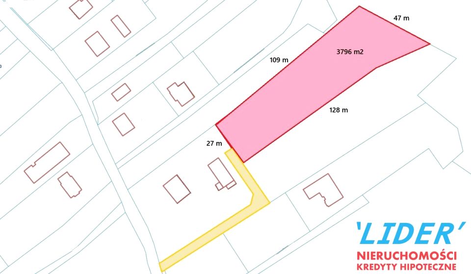 Działka budowlana Poręba Żegoty