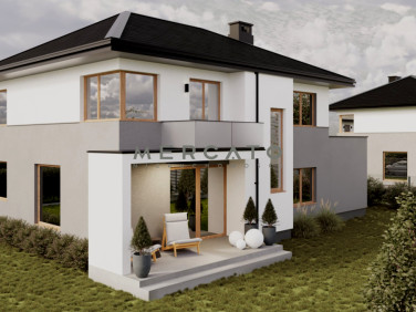 Dom z balkonem