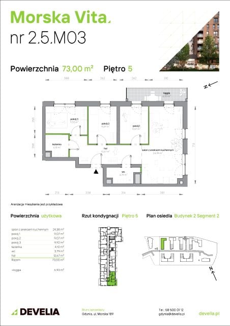 Mieszkanie Leszczynki, ul. Działdowska 3a