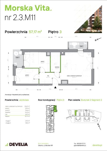 Mieszkanie Leszczynki, ul. Działdowska 3a