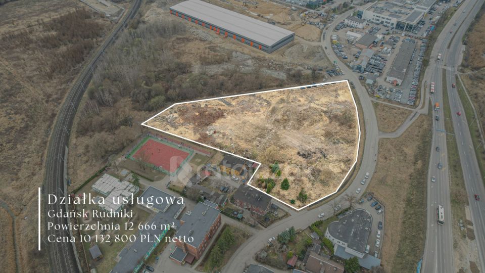 Działka usługowa Gdańsk
