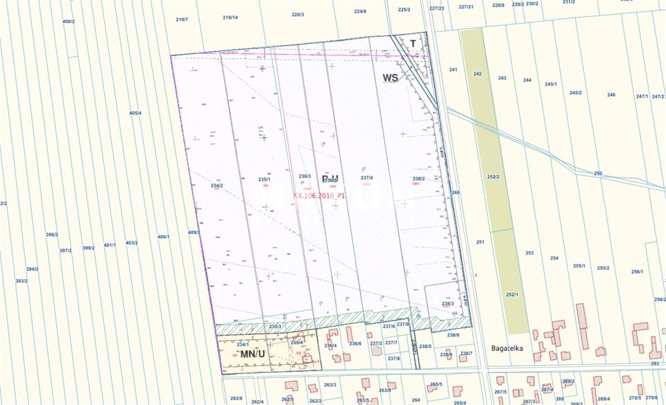 Działka przemysłowa Bagatelka