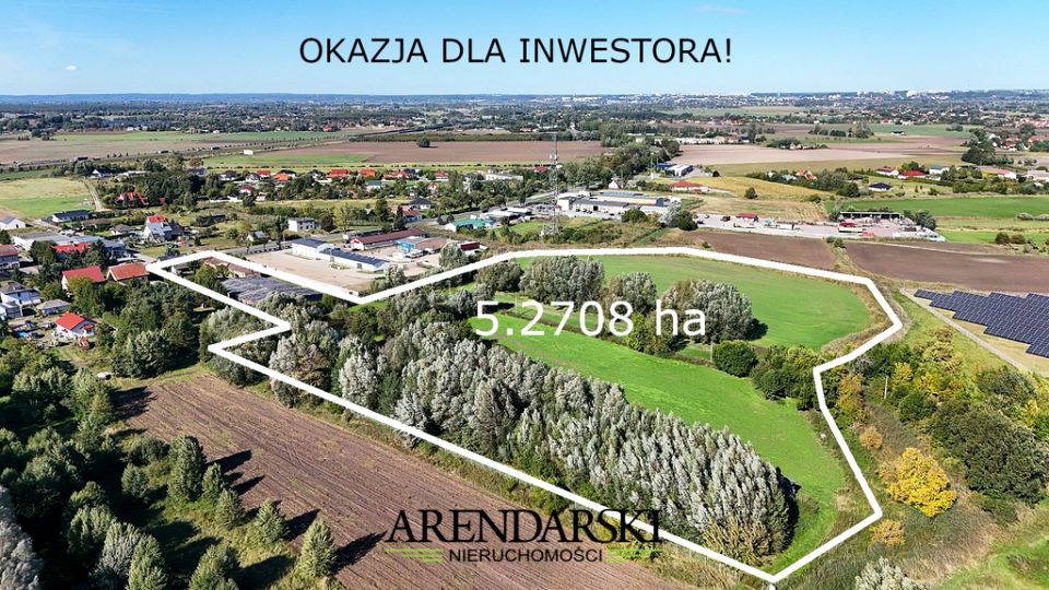 Działka inwestycyjna Deszczno