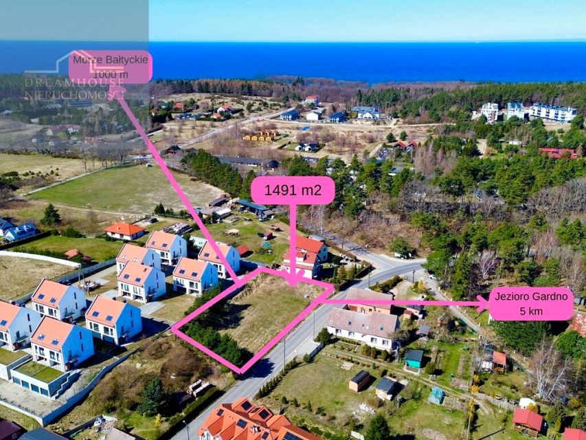 Działka budowlana Dębina