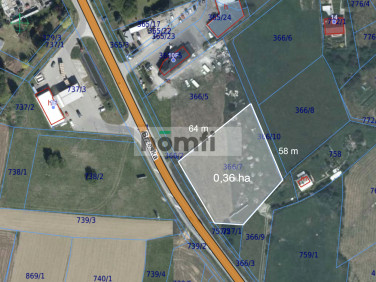 Działka usługowa Niepołomice