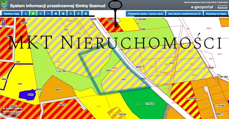 Działka usługowa Kielno