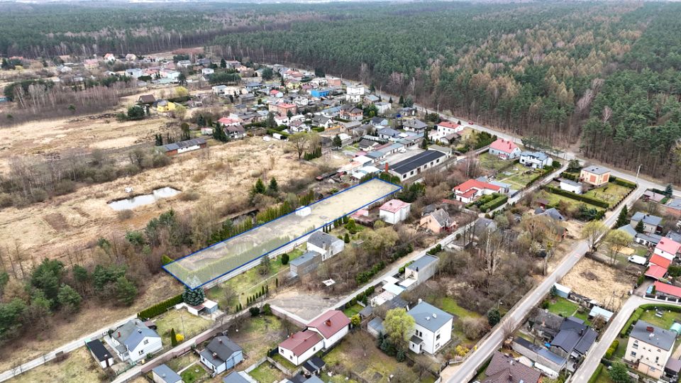 Ogrodzona działka sprzedam