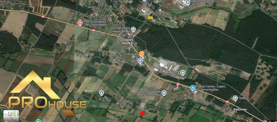 Działka budowlana Zławieś Wielka