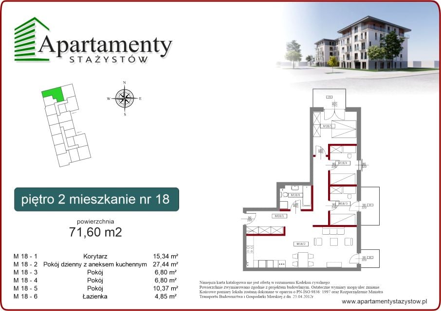 Mieszkanie Komorowice Krakowskie, ul. Stażystów 48