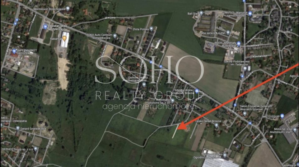 Działka budowlana Brzezie