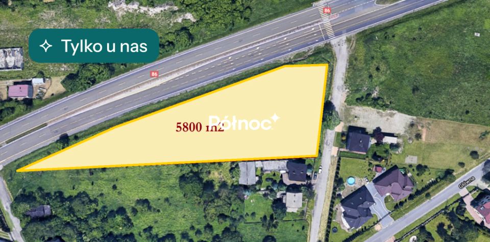 Działka usługowa Sarnów