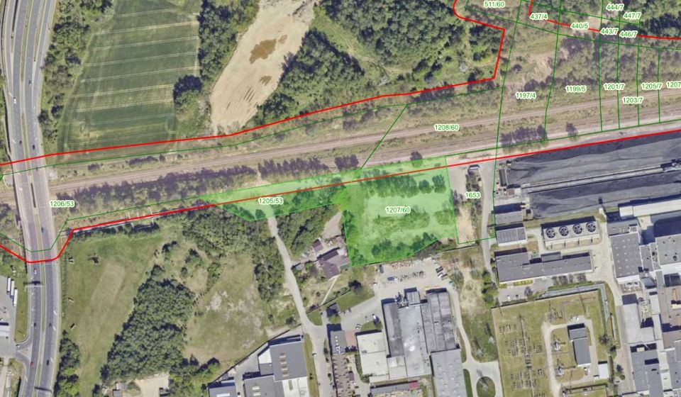 Działka przemysłowa sprzedam