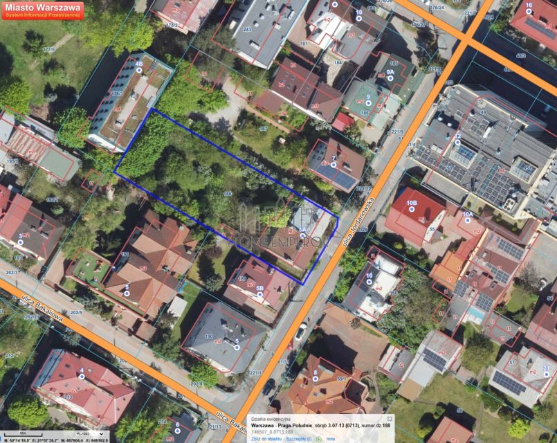 Zabudowana działka Warszawa