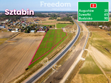 Działka inwestycyjna Sztabin sprzedam