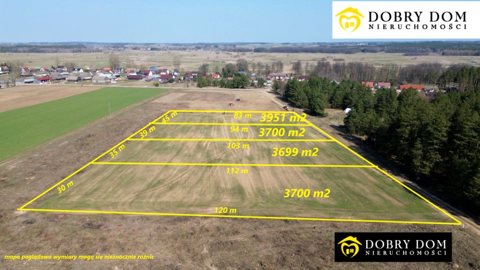 Działka budowlano-rolna Samułki Małe