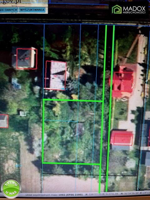 Pusta działka Mykanów