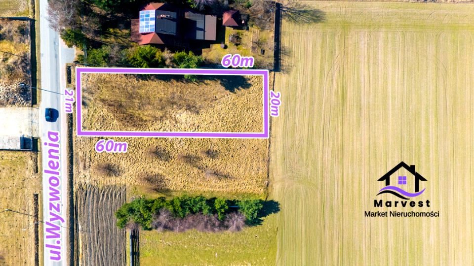 Działka budowlana Miedźno