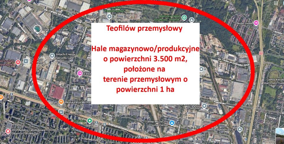 Budynek użytkowy Łódź