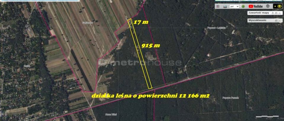 Działka leśna Łacha