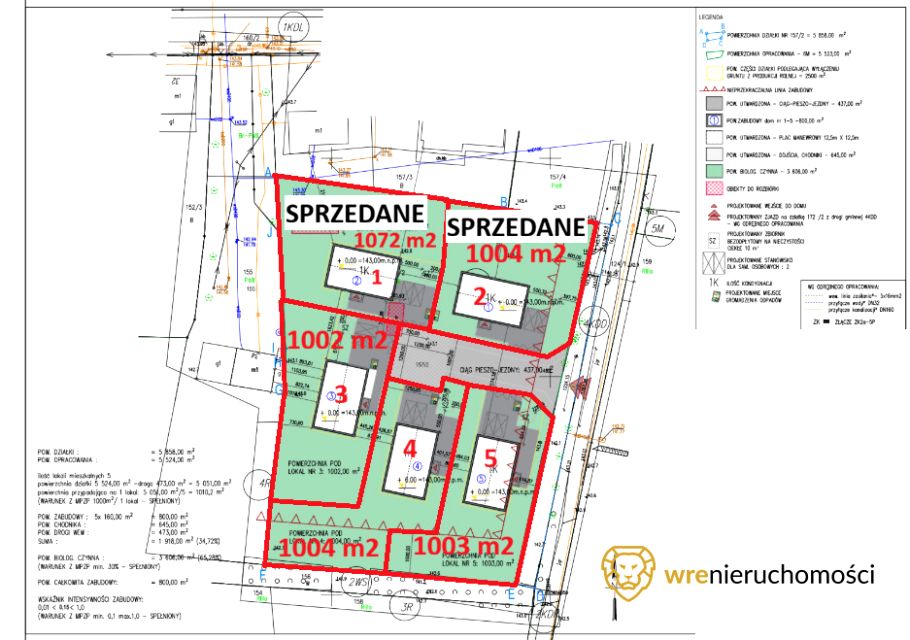 Działka budowlana Sośnica