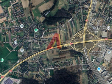 Działka usługowa Modlnica