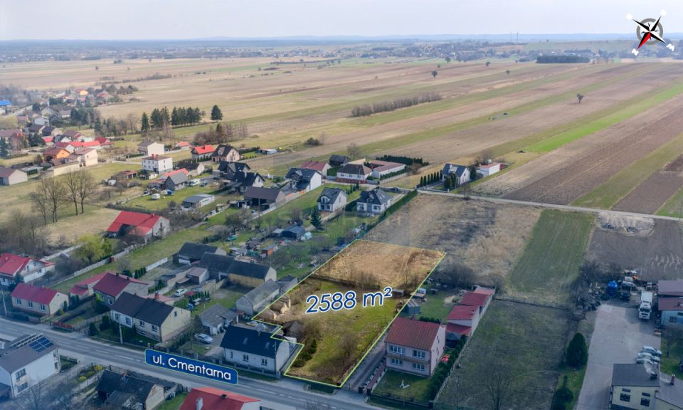 Działka usługowa Krasice