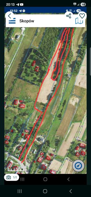 Działka rolna Skopów