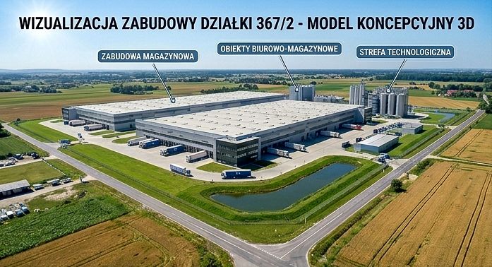 Działka inwestycyjna Złotniki