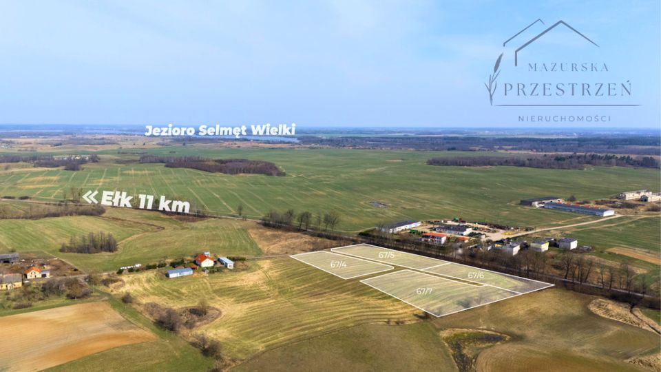 Działka budowlano-rolna Wiśniowo Ełckie