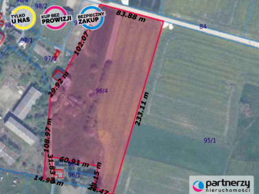 Działka siedliskowa Gołębiewko