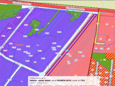 Działka usługowa Okuniew