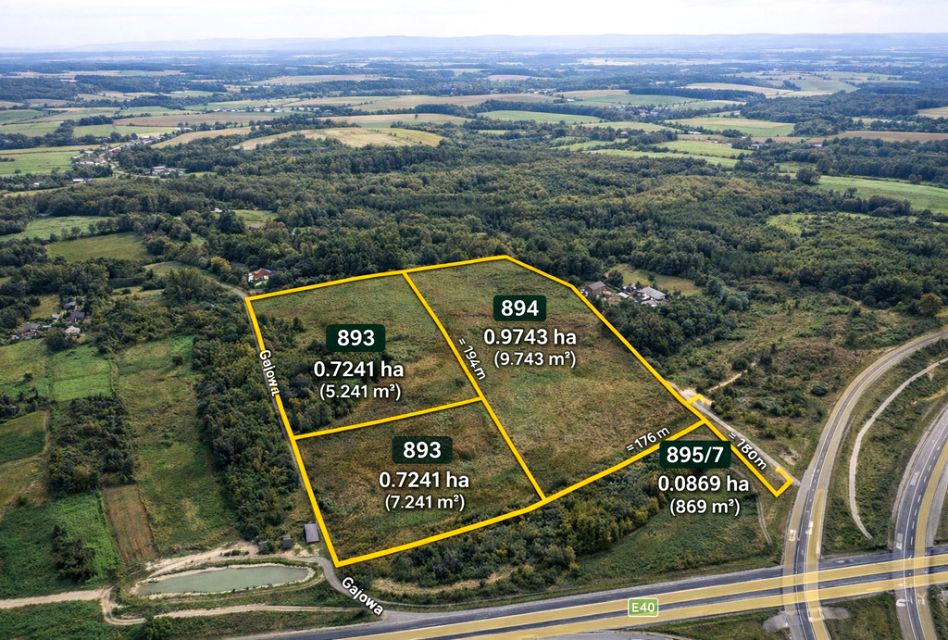 Działka usługowa Borek Wielki