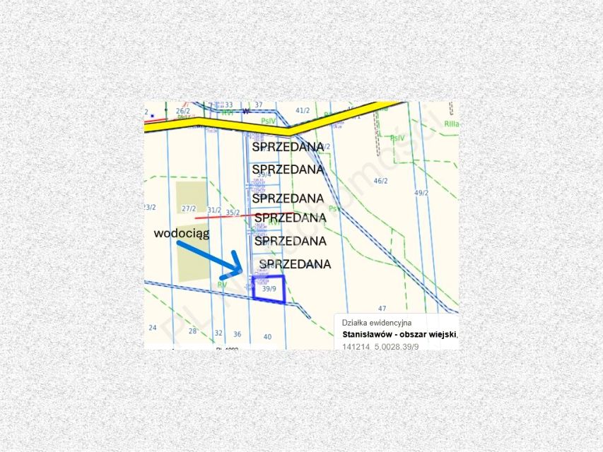 Działka budowlana Zalesie