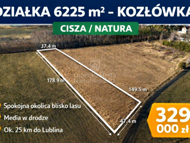 Działka budowlana Kozłówka