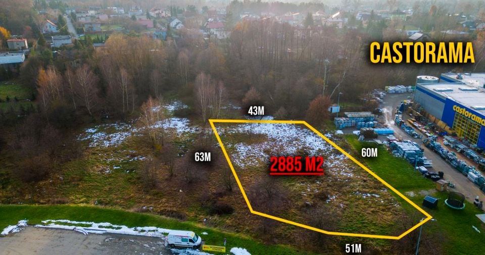 Działka inwestycyjna, ul. Janiego