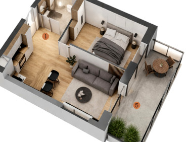 Mieszkanie blok mieszkalny Ełk