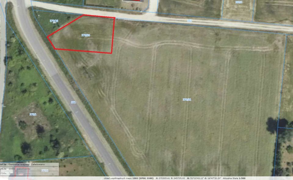 Działka budowlano-rolna Mrozów