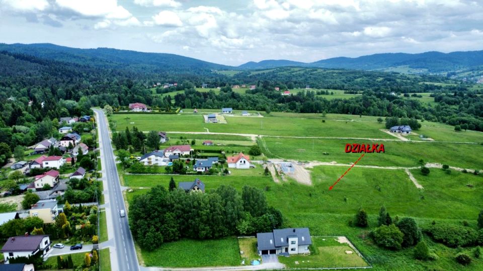 Działka budowlana Ślemień