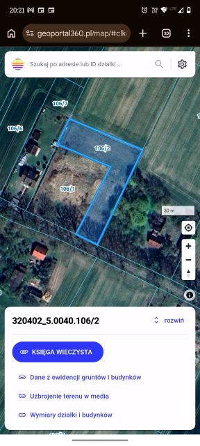 Działka rolna Tarnówko