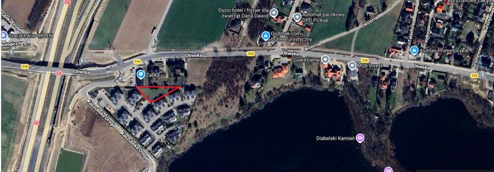 Działka inwestycyjna Chwaszczyno