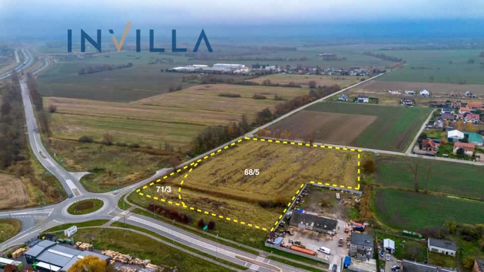 Działka usługowa Koszwały