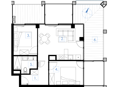 Mieszkanie Mikołajki