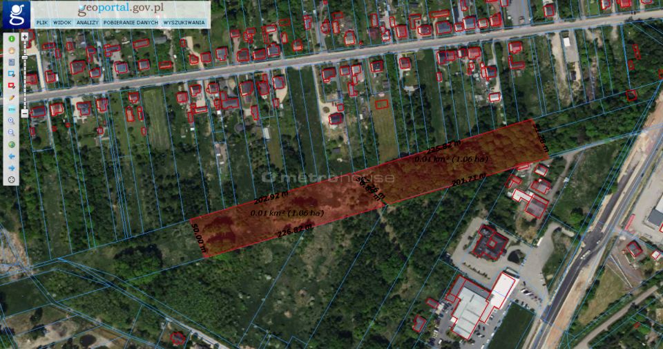 Działka rolna Kolonia Poczesna