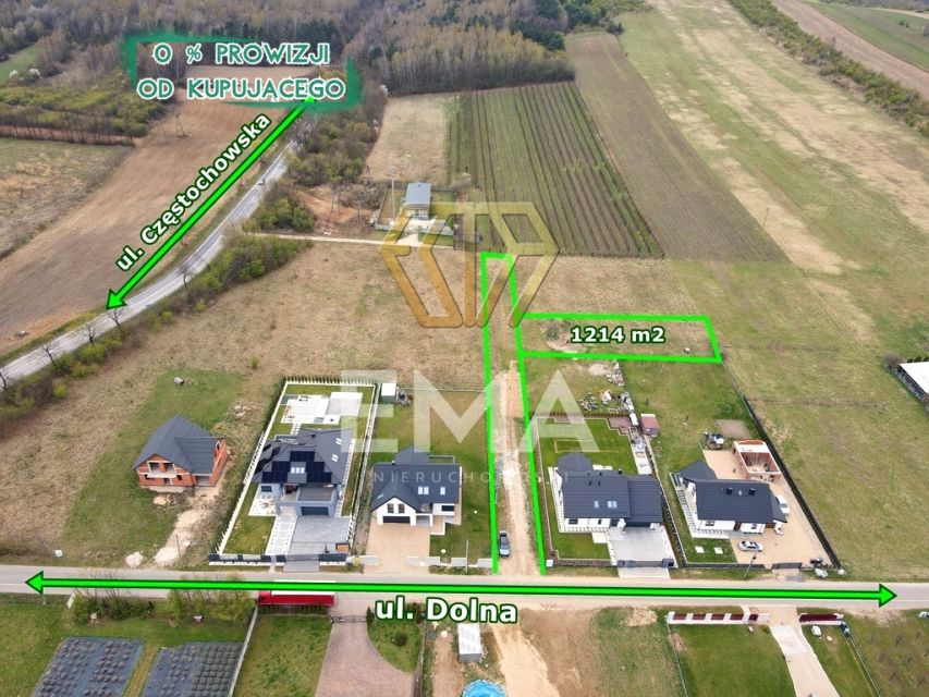 Działka budowlana Zawada