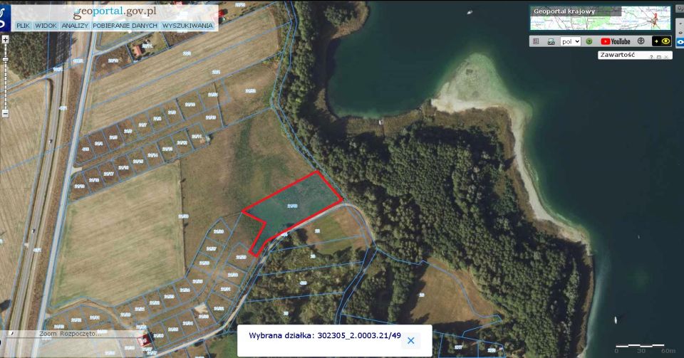 Działka siedliskowa Polanowo